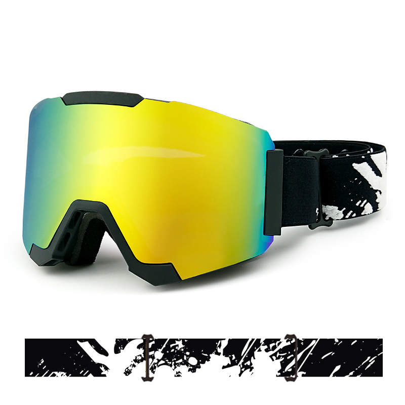 Gafas de esquí de nieve magnéticas de doble lente