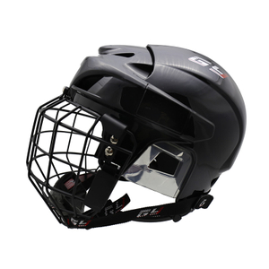 Casco de hockey sobre hielo de protección de cabeza ajustable mediano
